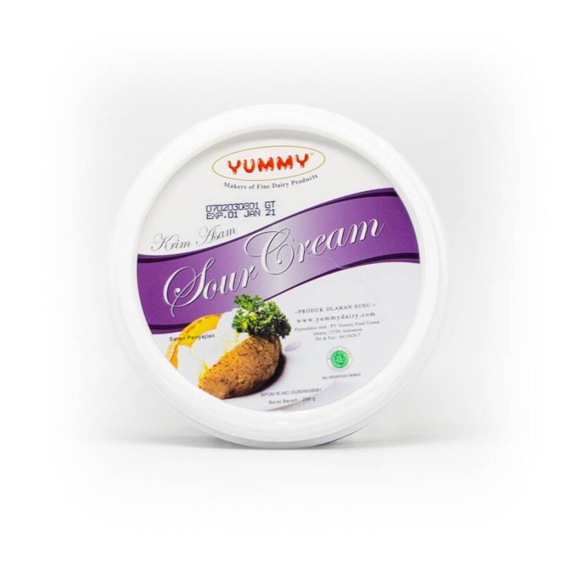 SOUR CREAM 250GR "YUMMY"